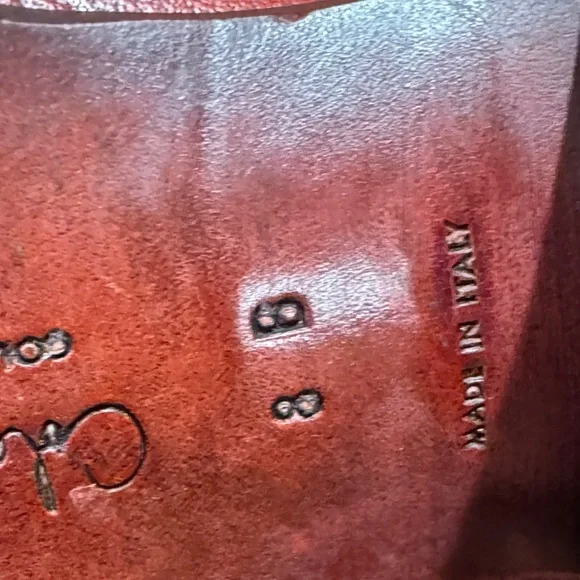 Cole Haan Red Leather Heeled Boots - Picture 4 of 10